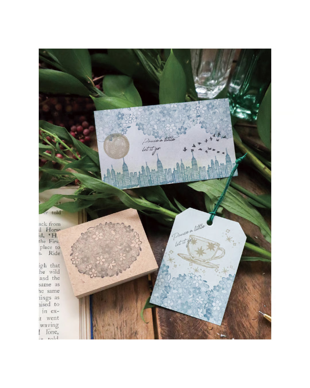 Keibunsha Rubber Stamp - Tone Stamp - Cherry Blossom