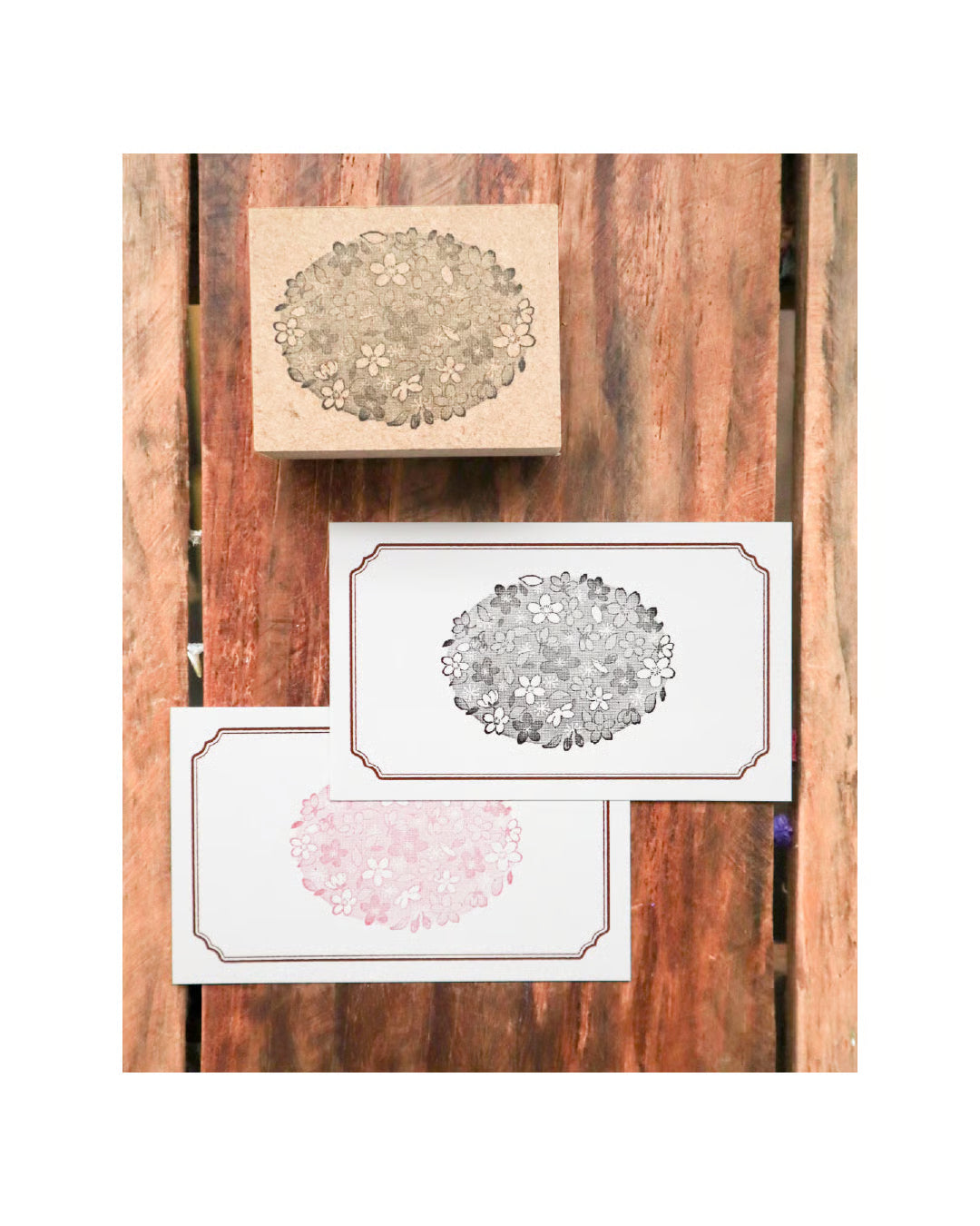 Keibunsha Rubber Stamp - Tone Stamp - Cherry Blossom