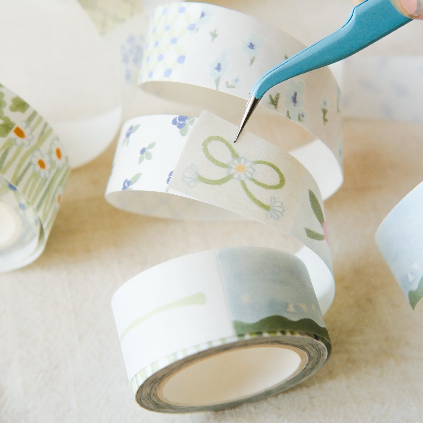 Teayou Kiritori Pre-cut Washi Tape - Seasons