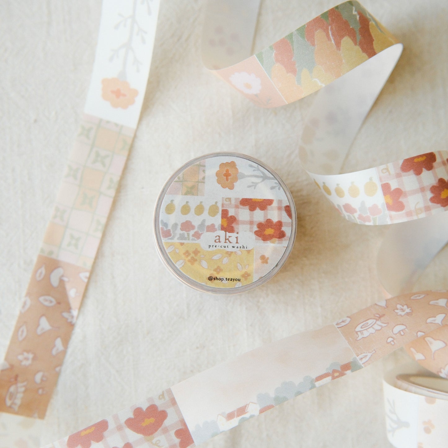 Teayou Kiritori Pre-cut Washi Tape - Seasons