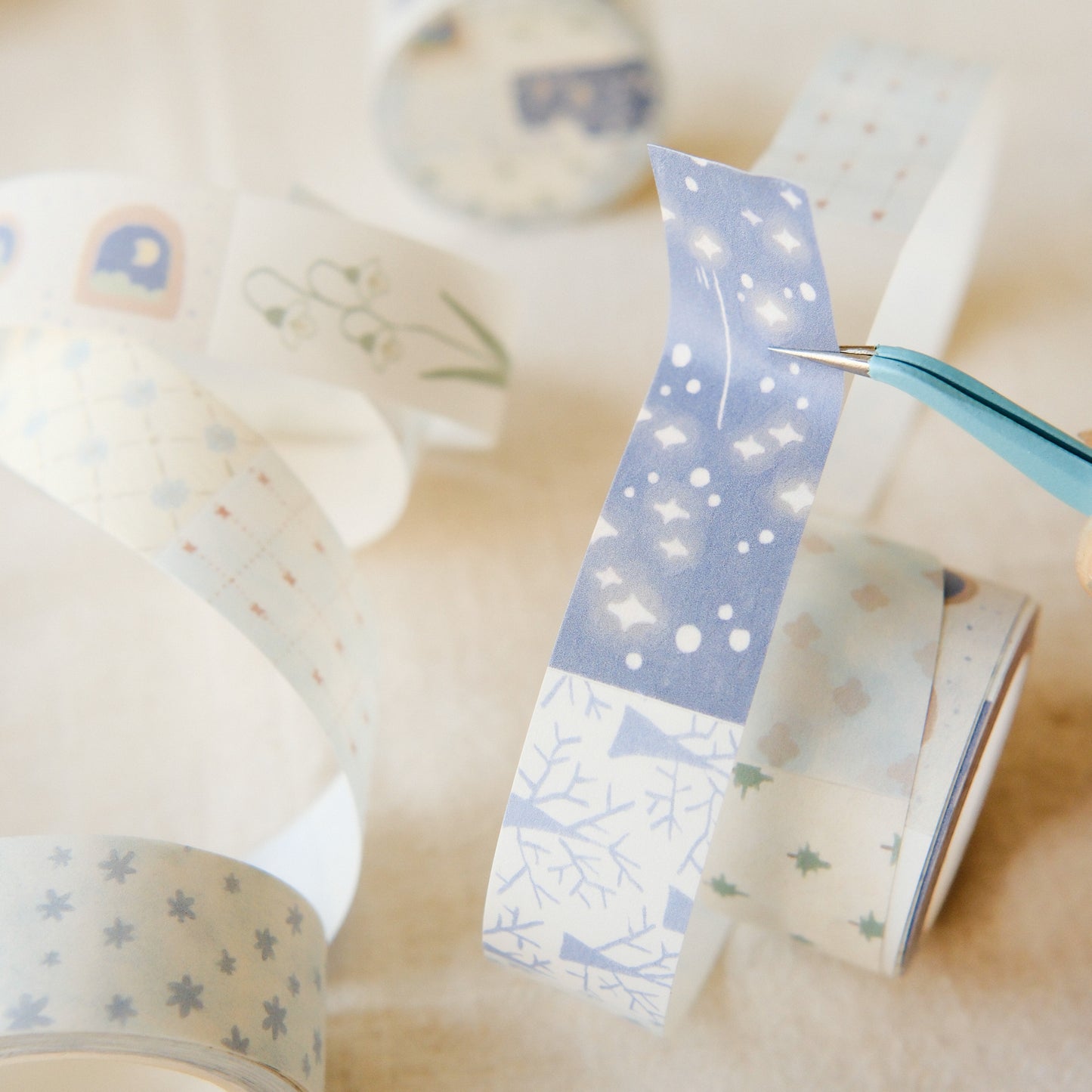 Teayou Kiritori Pre-cut Washi Tape - Seasons