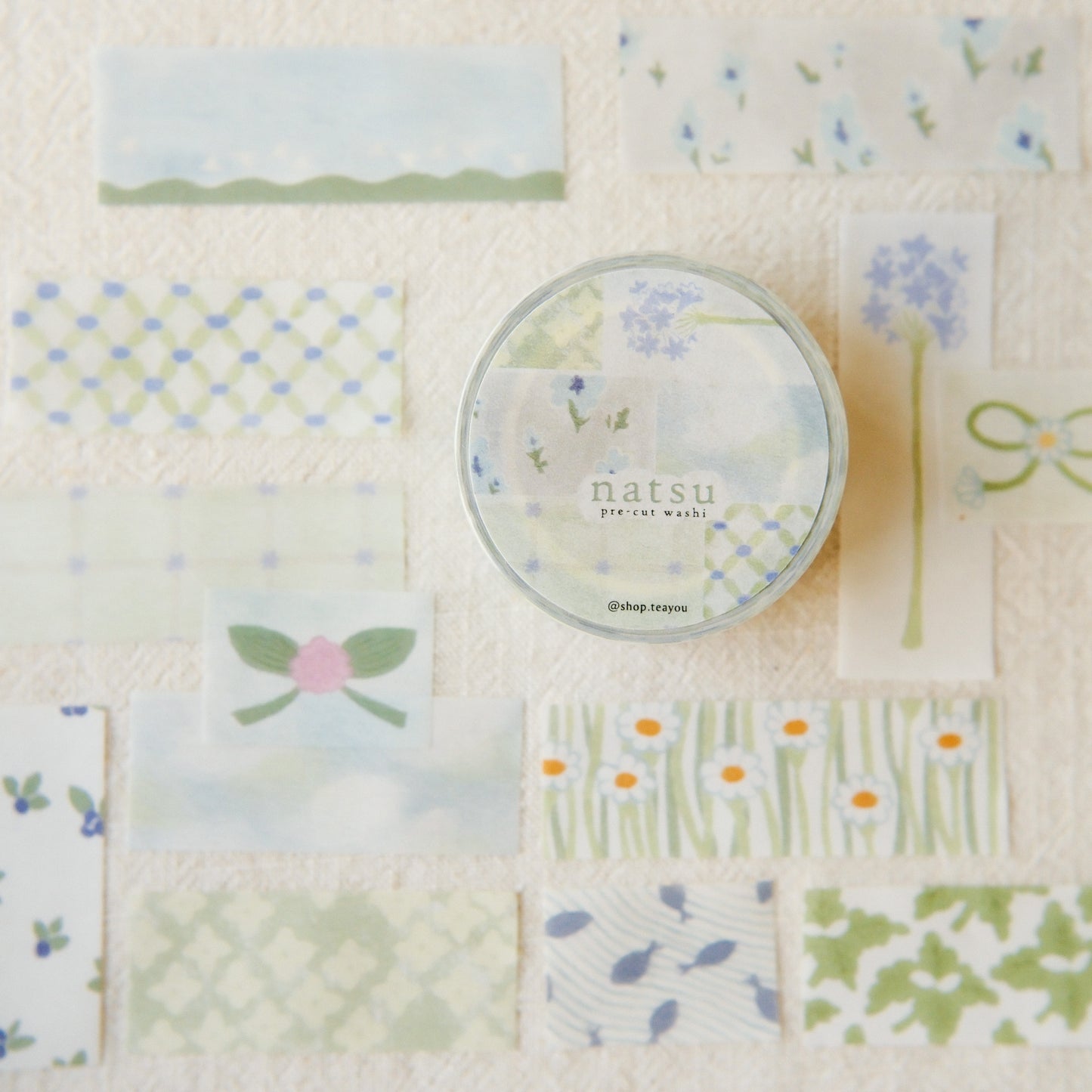 Teayou Kiritori Pre-cut Washi Tape - Seasons