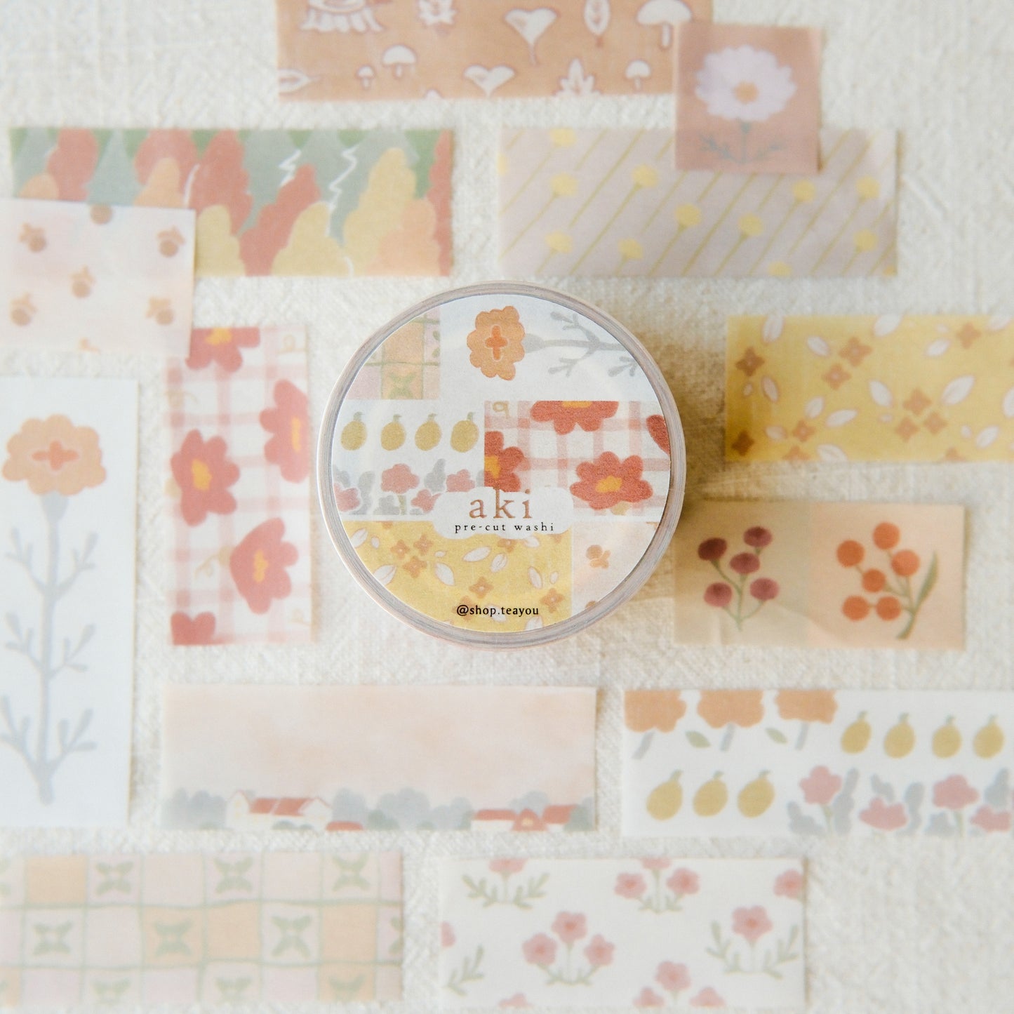 Teayou Kiritori Pre-cut Washi Tape - Seasons
