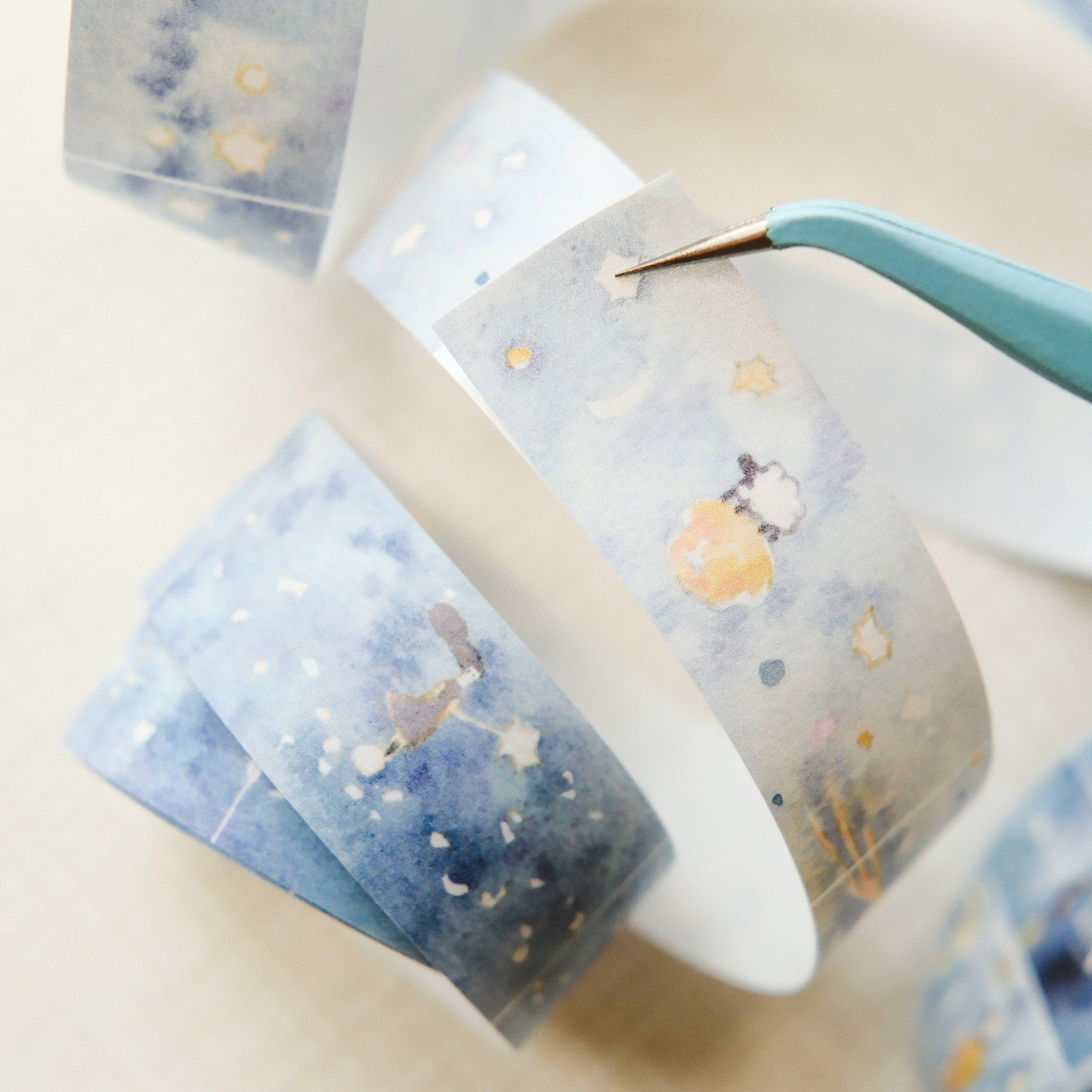 Teayou Kiritori Pre-cut Washi Tape - Scenery