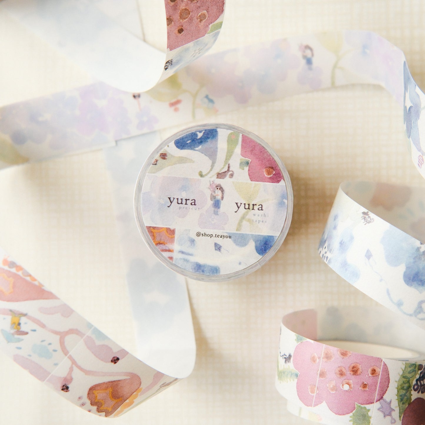 Teayou Kiritori Pre-cut Washi Tape - Scenery