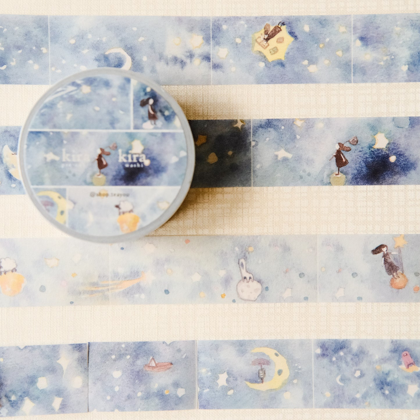 Teayou Kiritori Pre-cut Washi Tape - Scenery