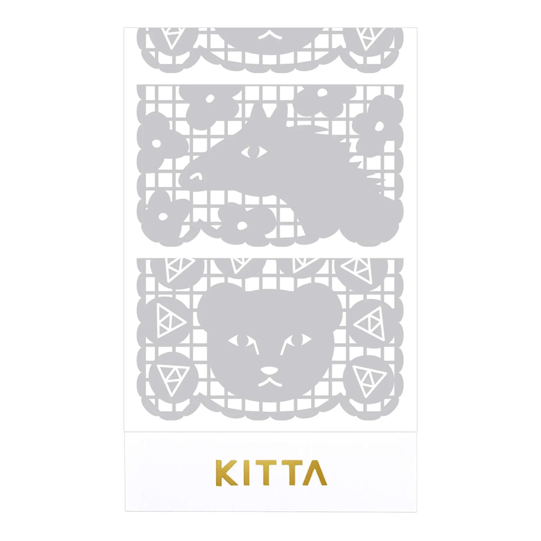 Kitta Portable Washi Tape - Clear - Lace