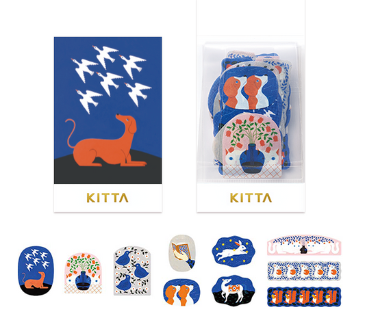 KITTA Portable Washi Tape - Flake Sticker - Mythology