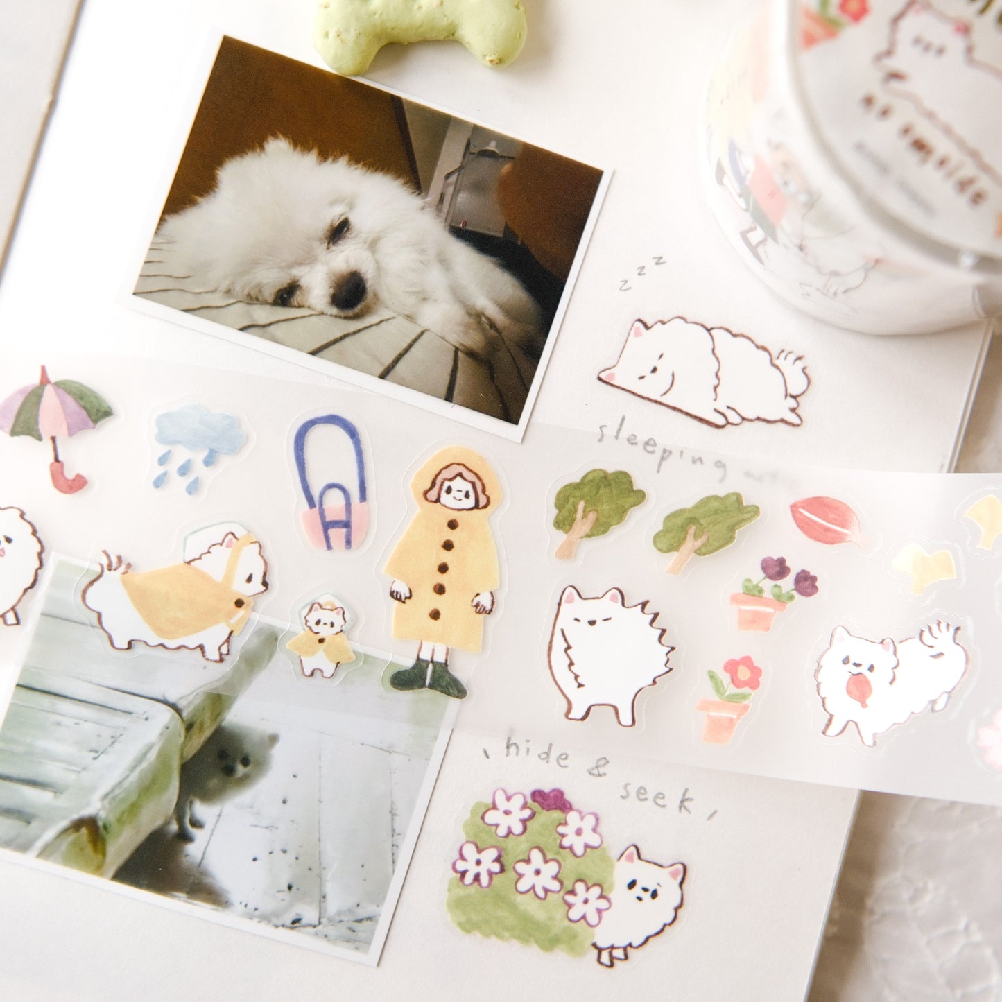 Teayou Kiss-cut PET Tape - Kome-Chan