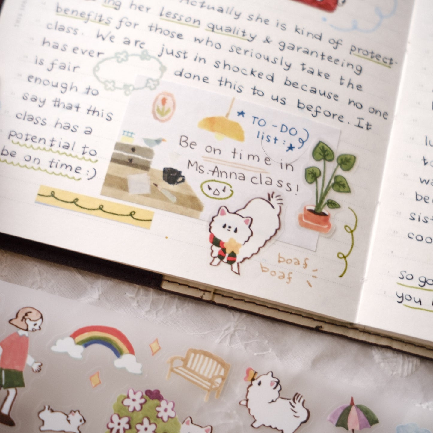 Teayou Kiss-cut PET Tape - Kome-Chan
