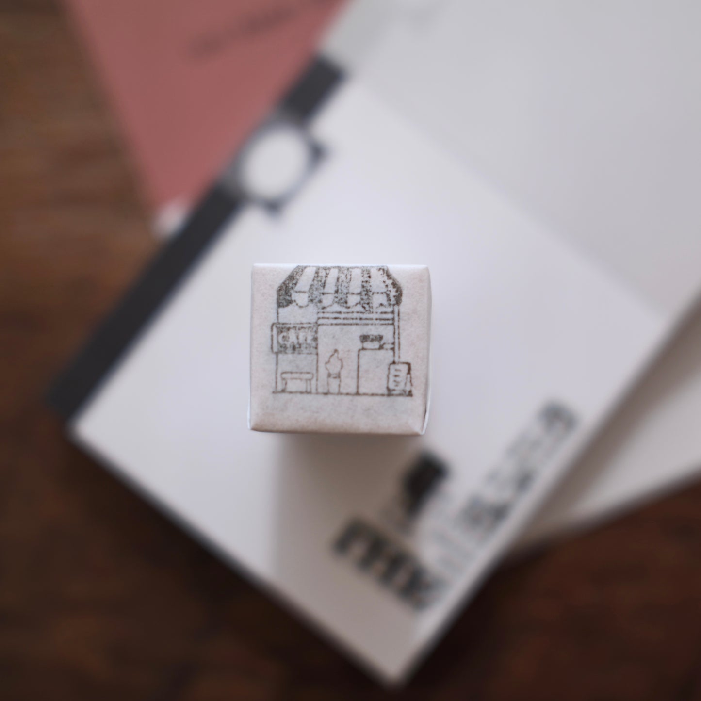 kurukynki Day To Day Cafe Series mini rubber stamps - 12 designs
