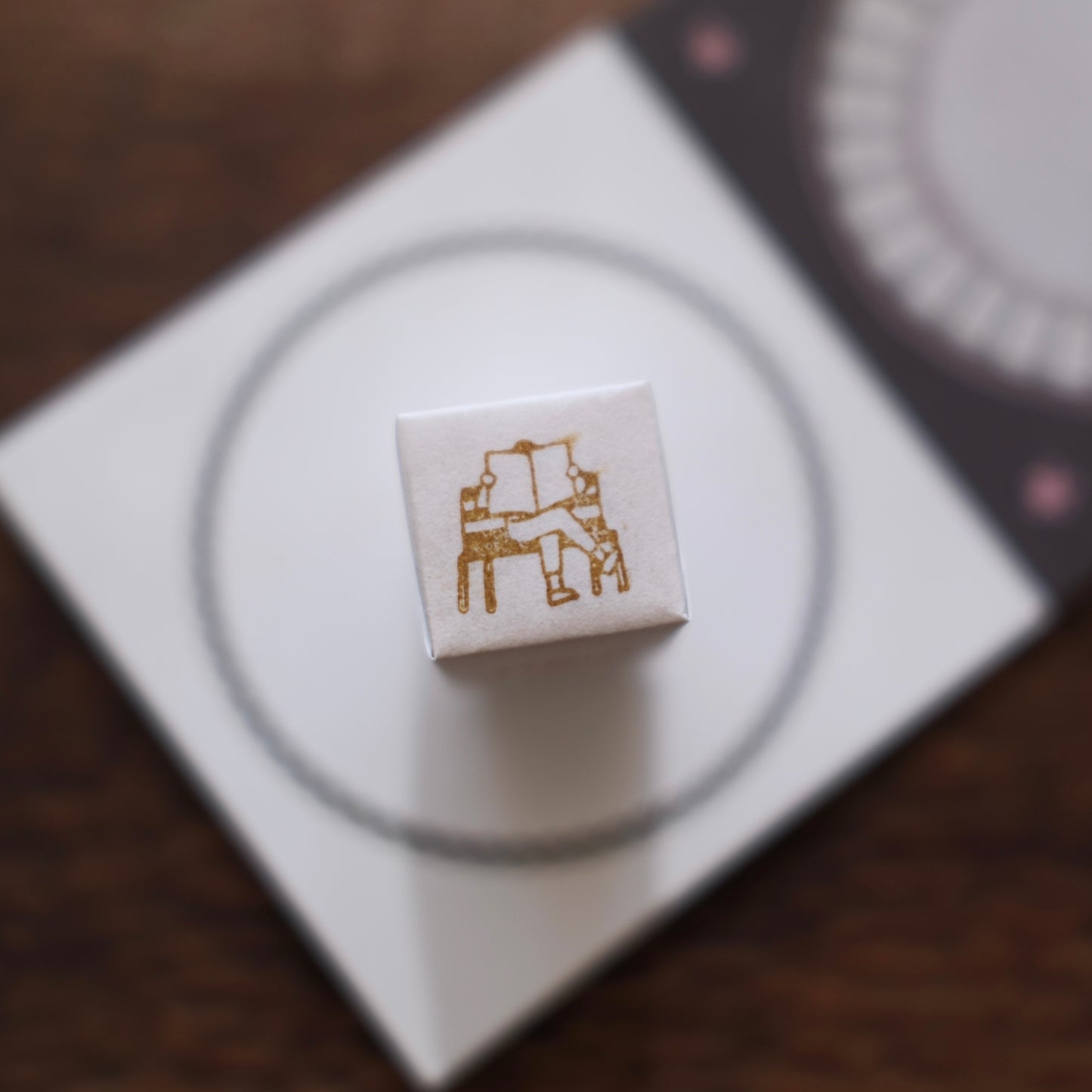 kurukynki Day To Day Cafe Series mini rubber stamps - 12 designs