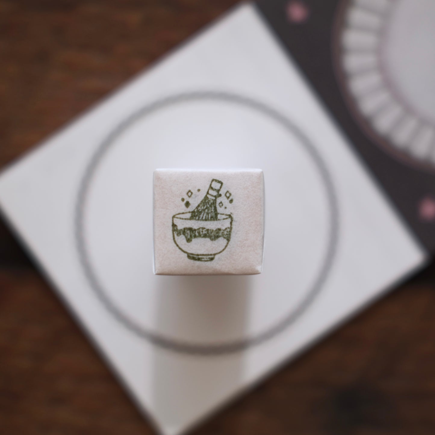kurukynki Day To Day Cafe Series mini rubber stamps - 12 designs