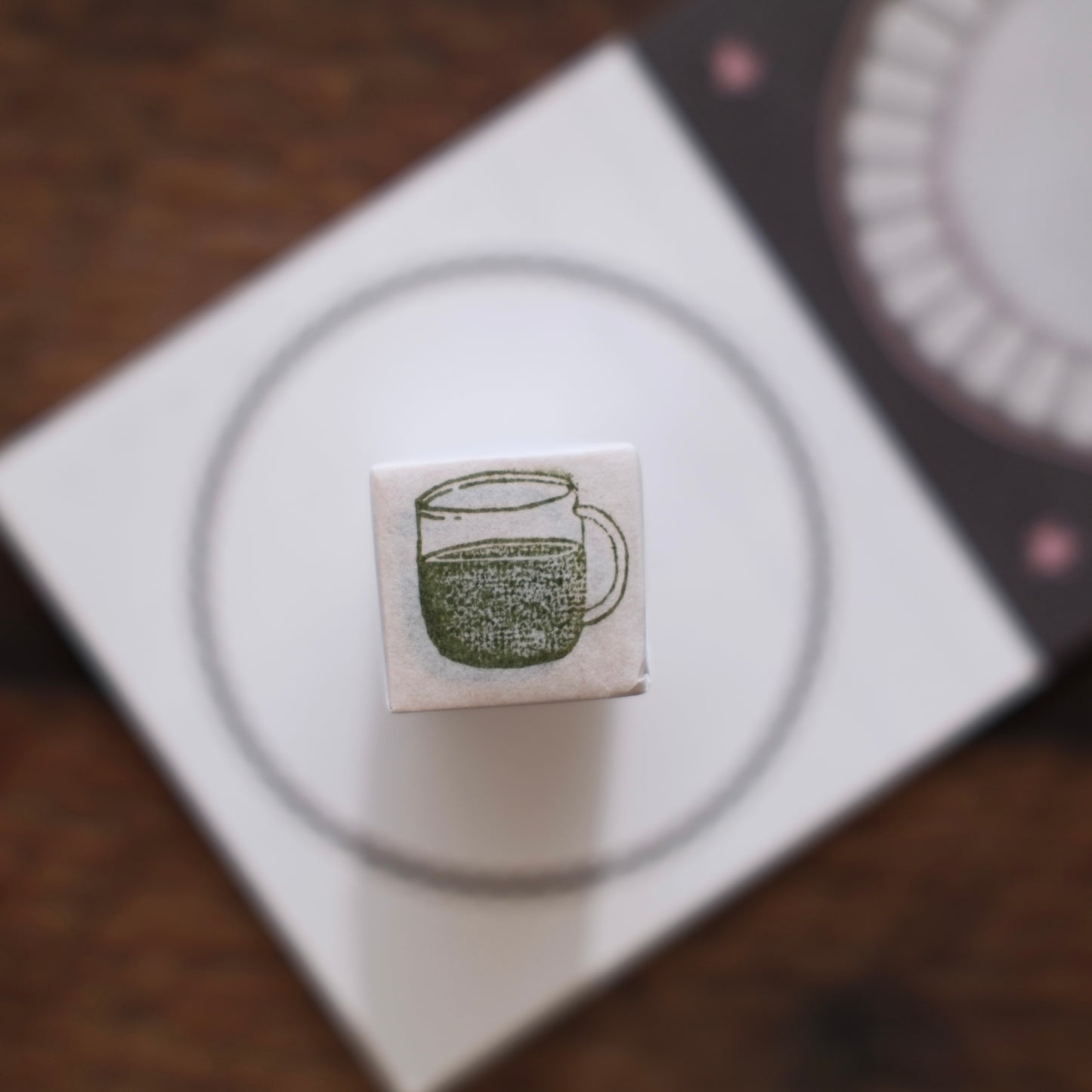 kurukynki Day To Day Cafe Series mini rubber stamps - 12 designs