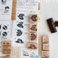 kurukynki rubber stamp - Nonchalant collection - Birds