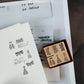 kurukynki Rubber Stamp - Loops & Lantern, No.1 Ribbon& Tassel