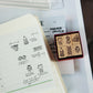 kurukynki Rubber Stamp - Loops & Lantern, No.2 Small Reliquary