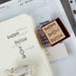 kurukynki Rubber Stamp - Loops & Lantern, No.3 Sweet Notes