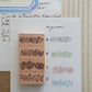 kurukynki Classique Collection Rubber Stamp - De Garden, 4 designs