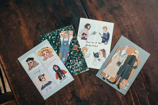 La Dolce Vita Post Card Series, 4 designs