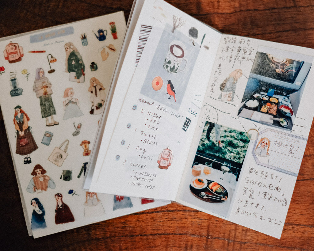 La Dolce Vita Die-cut Washi Sticker - Journal Time