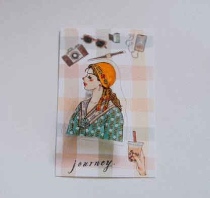 La Dolce Vita Acrylic Clips - Sweet Slow Journey, 6 designs