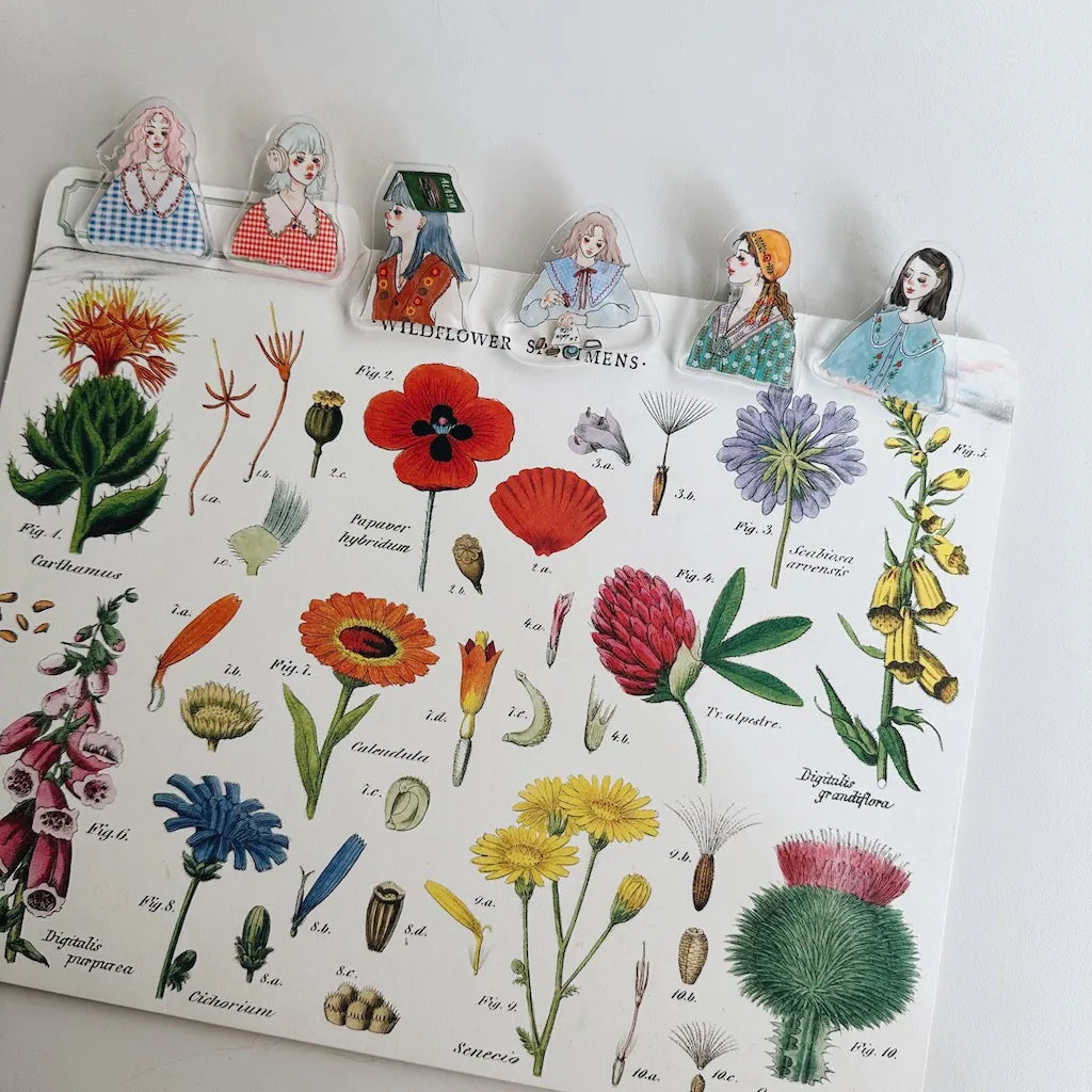 La Dolce Vita Acrylic Clips - Sweet Slow Journey, 6 designs