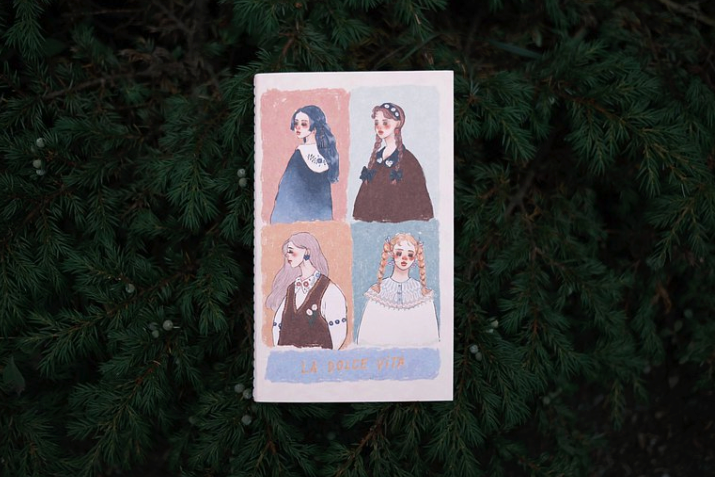 La Dolce Vita Collage Notebook - Elegant Girls