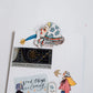 La Dolce Vita Acrylic Clip - Let's Walk Forward Happily, Together