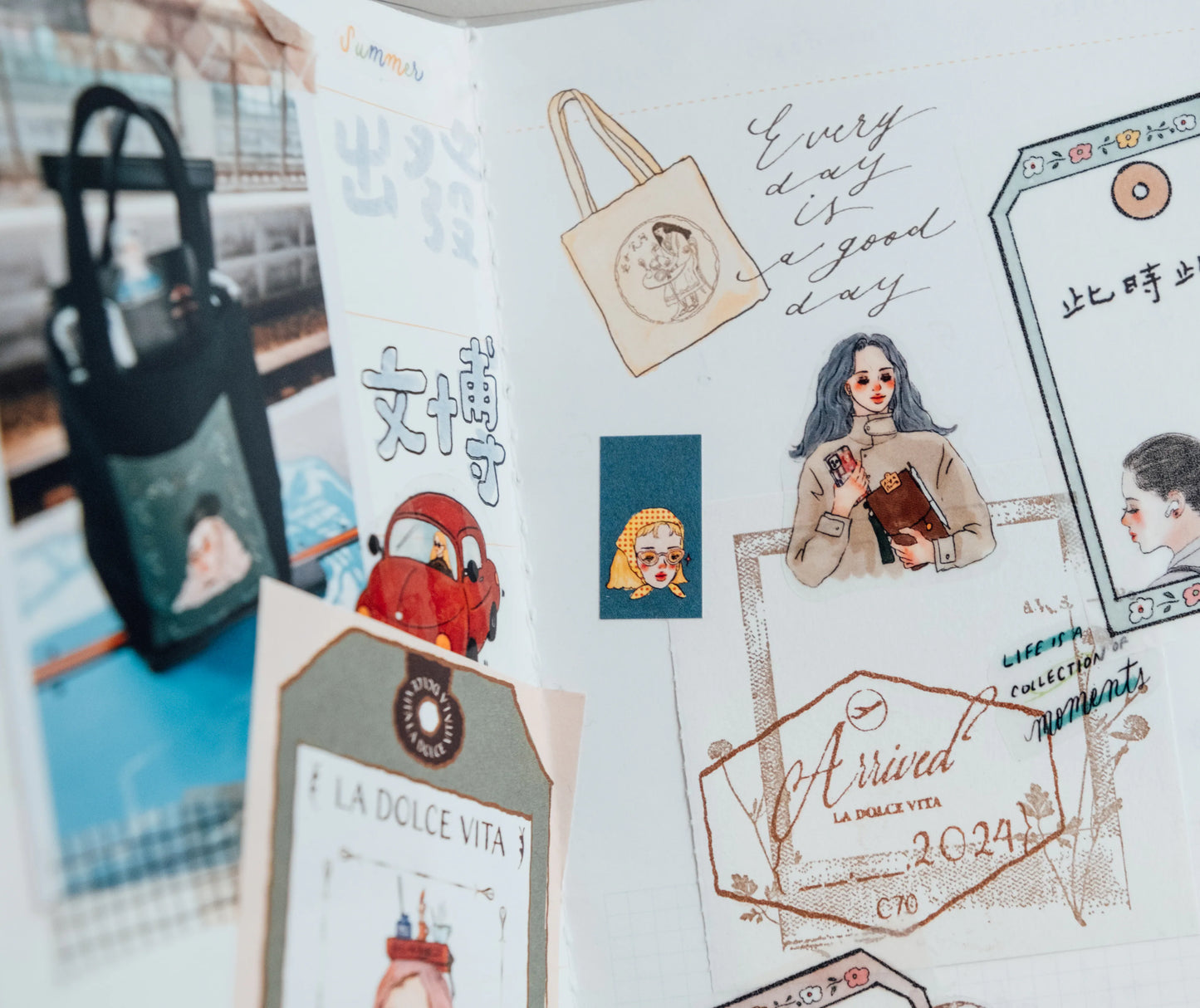 La Dolce Vita Label Sticker Roll - Sweet Life