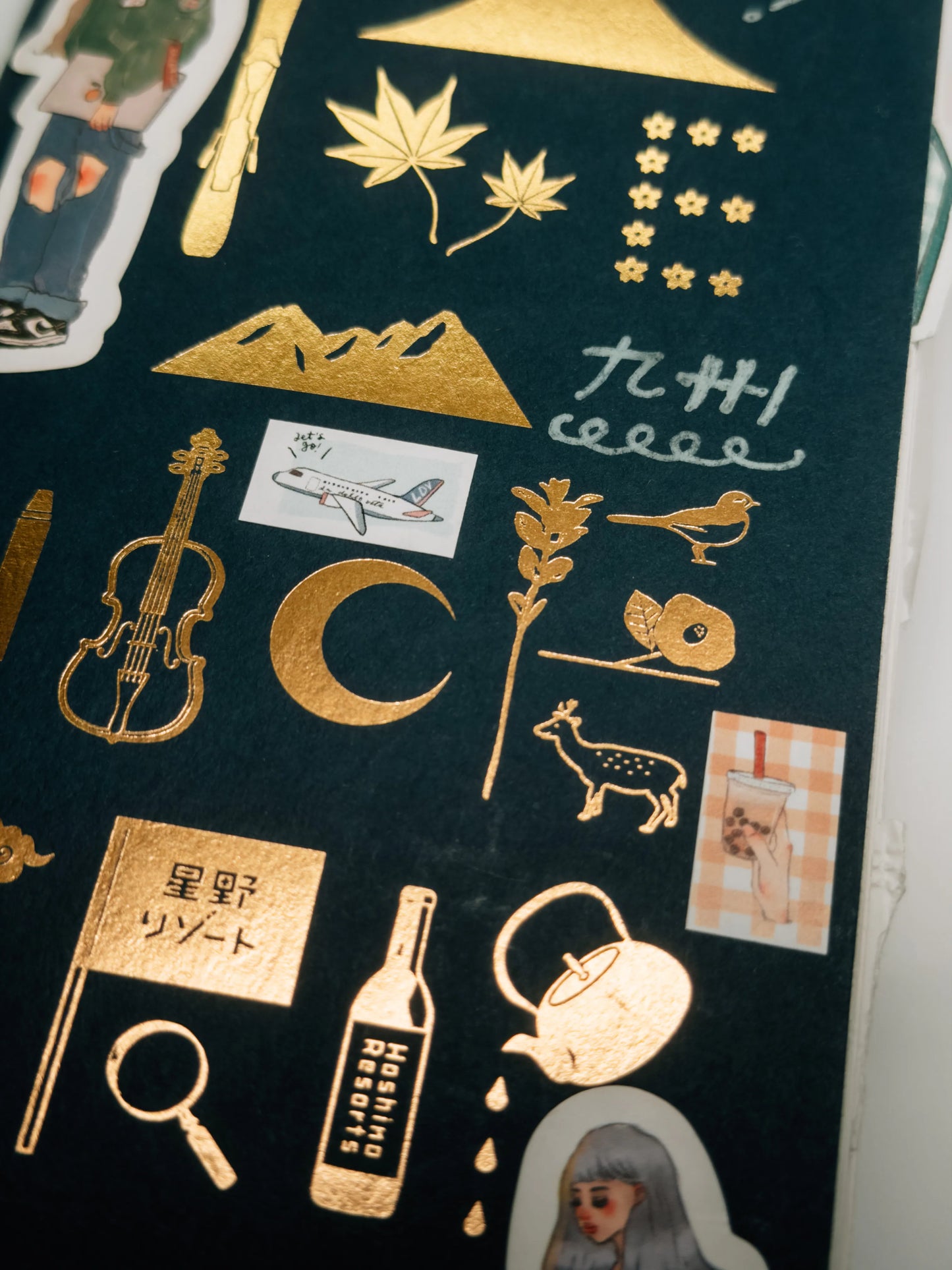 La Dolce Vita Label Sticker Roll - Let's Travel