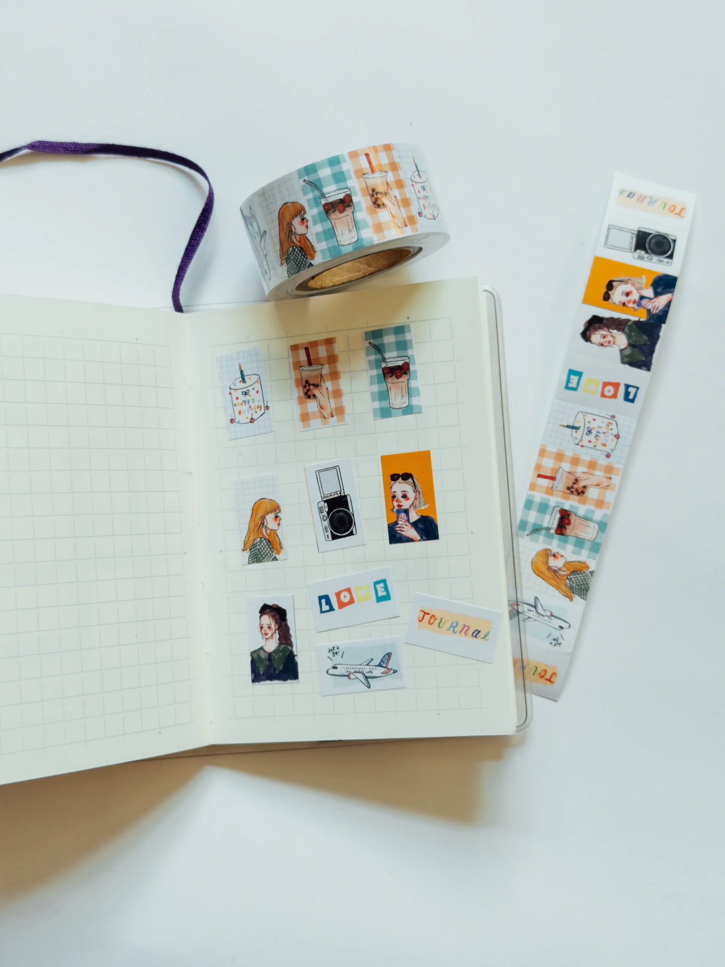 La Dolce Vita Label Sticker Roll - Let's Travel