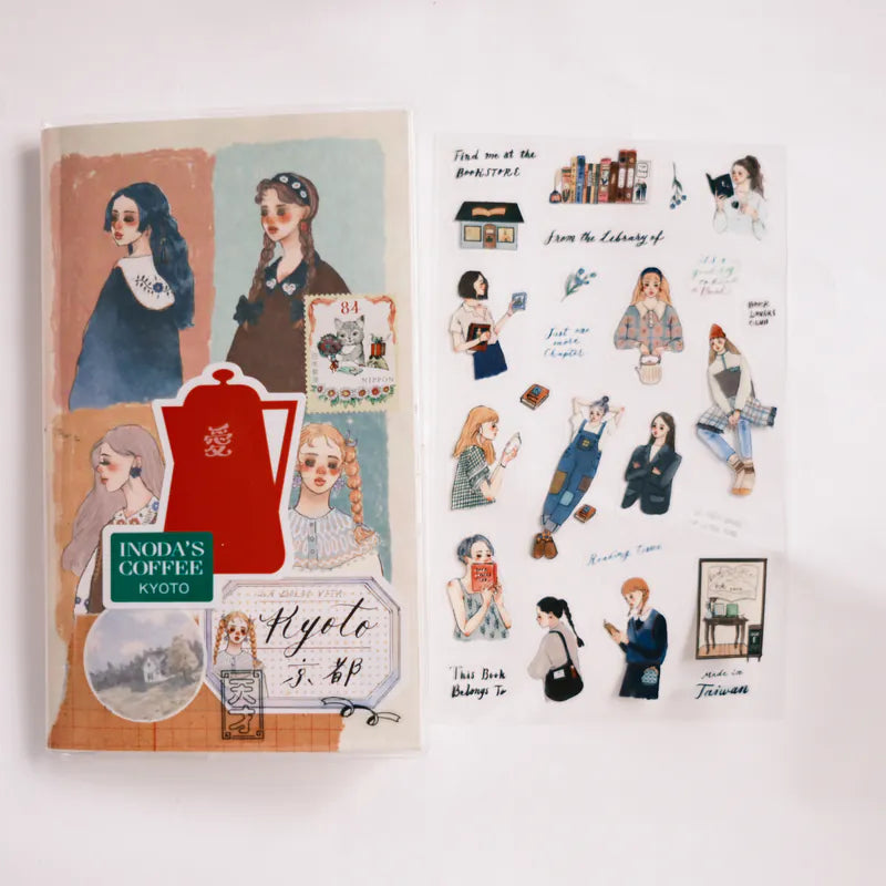 La Dolce Vita Die-cut Sticker Set - Life in a Bookstore