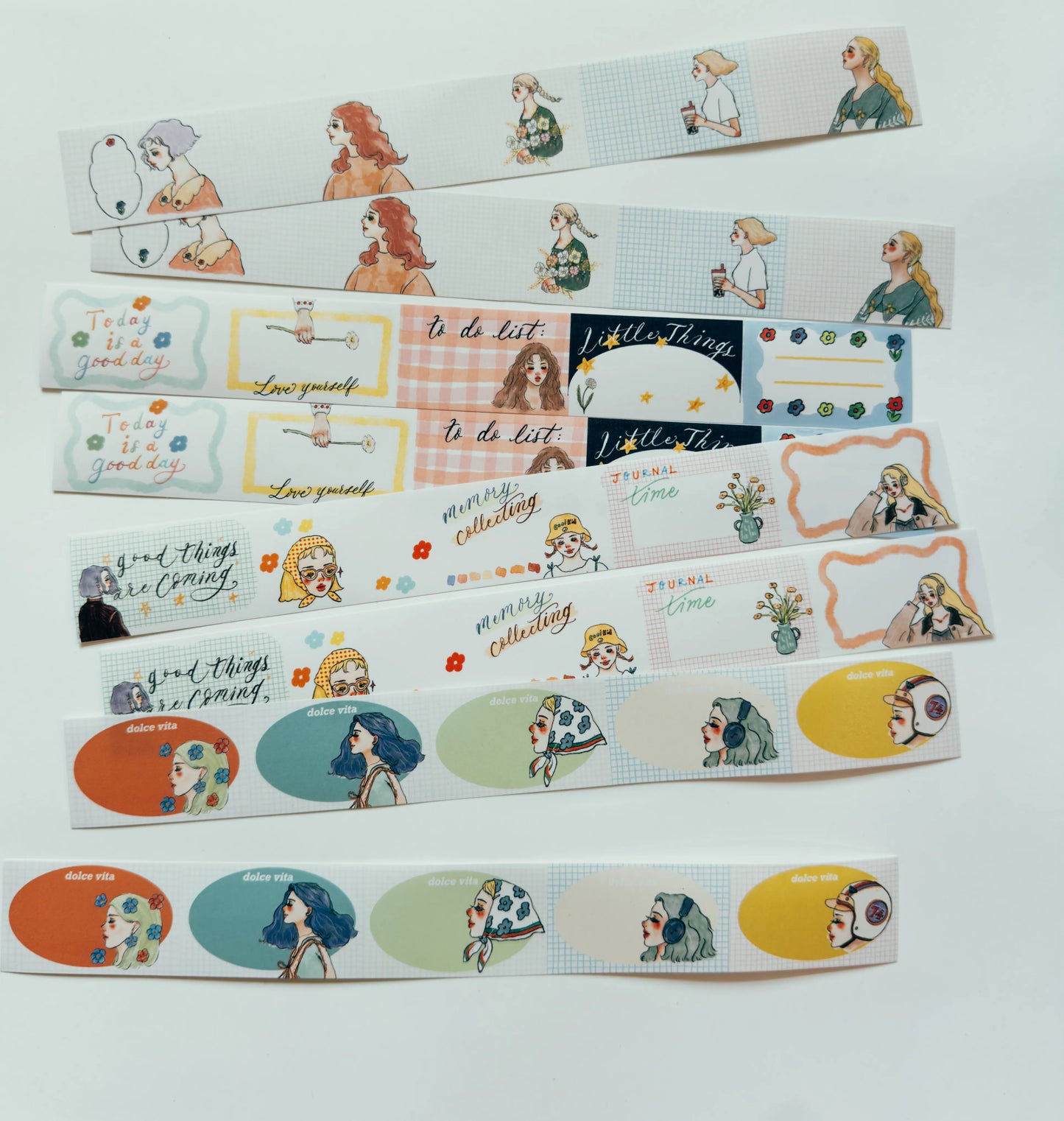 La Dolce Vita Memo Sticker - A Beautiful Day, 40 pieces