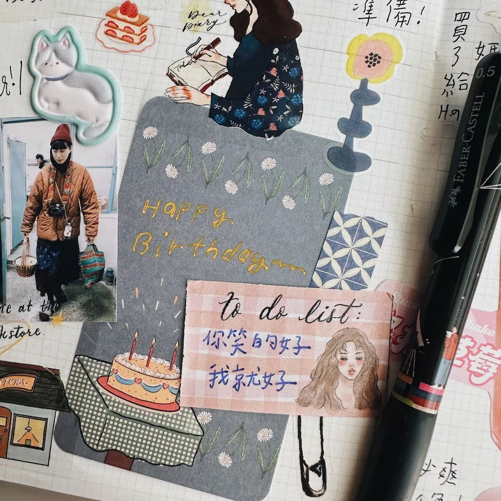 La Dolce Vita Memo Sticker - A Beautiful Day, 40 pieces