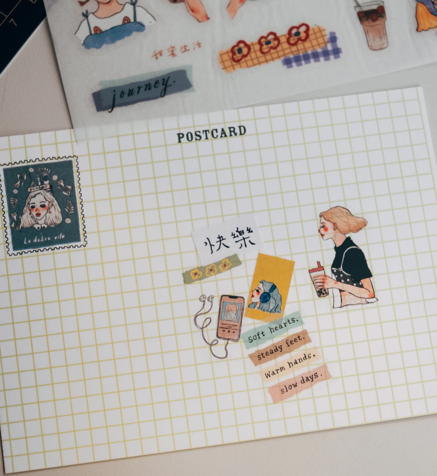 La Dolce Vita Post Card - Happy Birthday