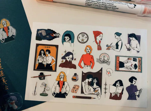 La Dolce Vita Print-On Stickers - Aiya Bungu