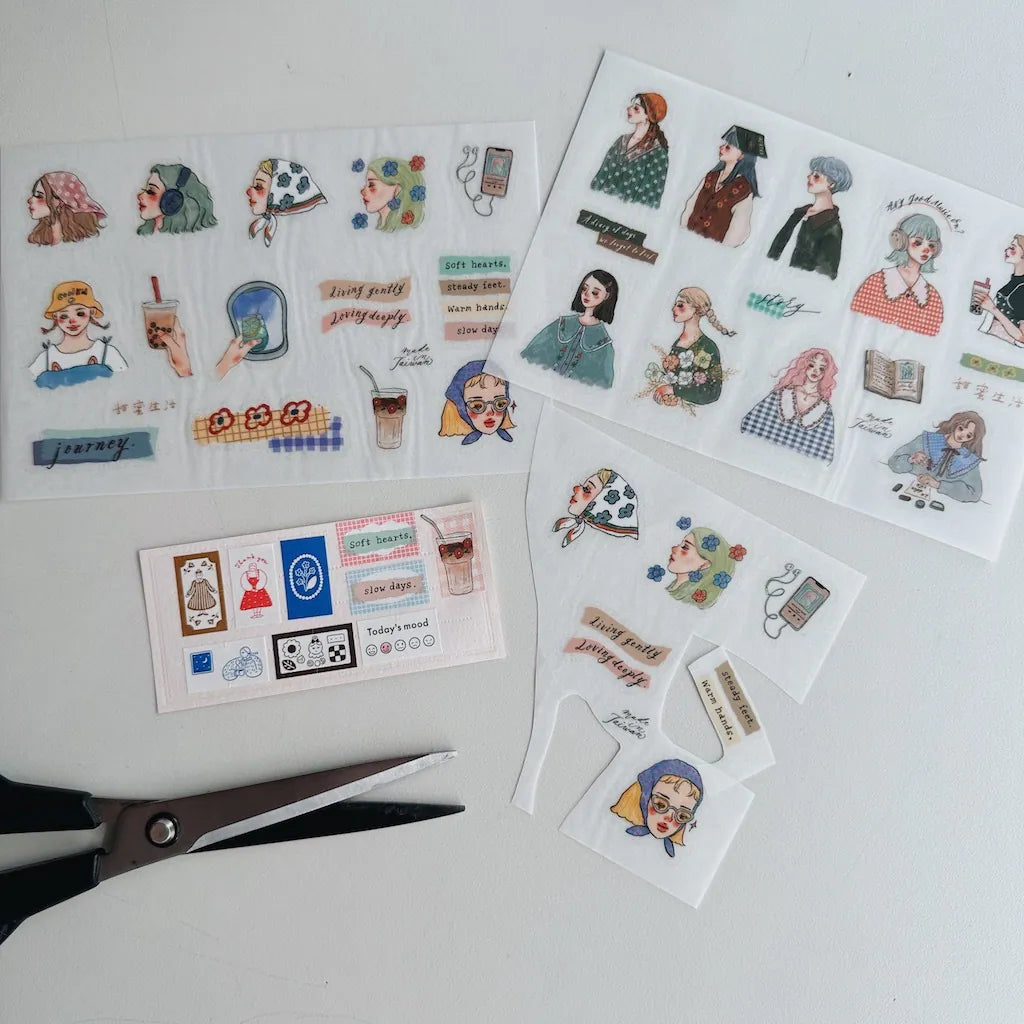 La Dolce Vita Print-On Stickers - Sweet Slow Journey