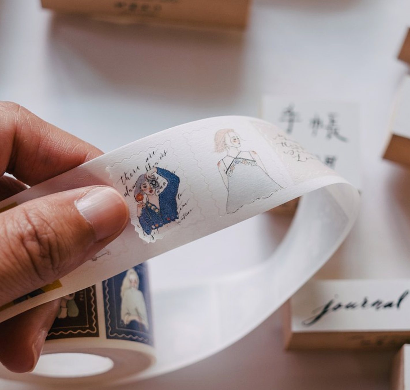 La Dolce Vita Sweet Mail Die-cut Stamp-style Washi Tape