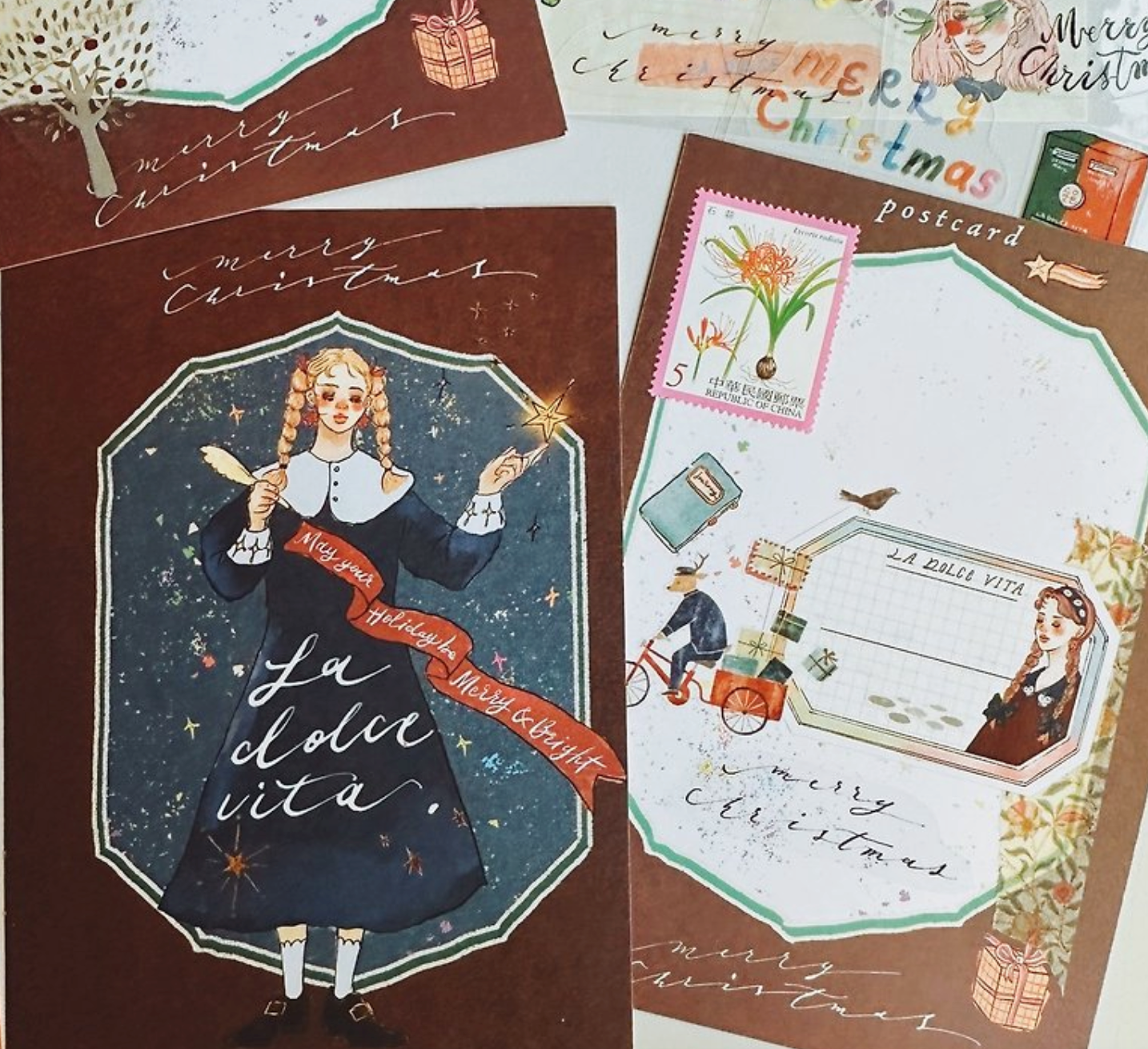 La Dolce Vita Post Card - X'mas Magic Academy