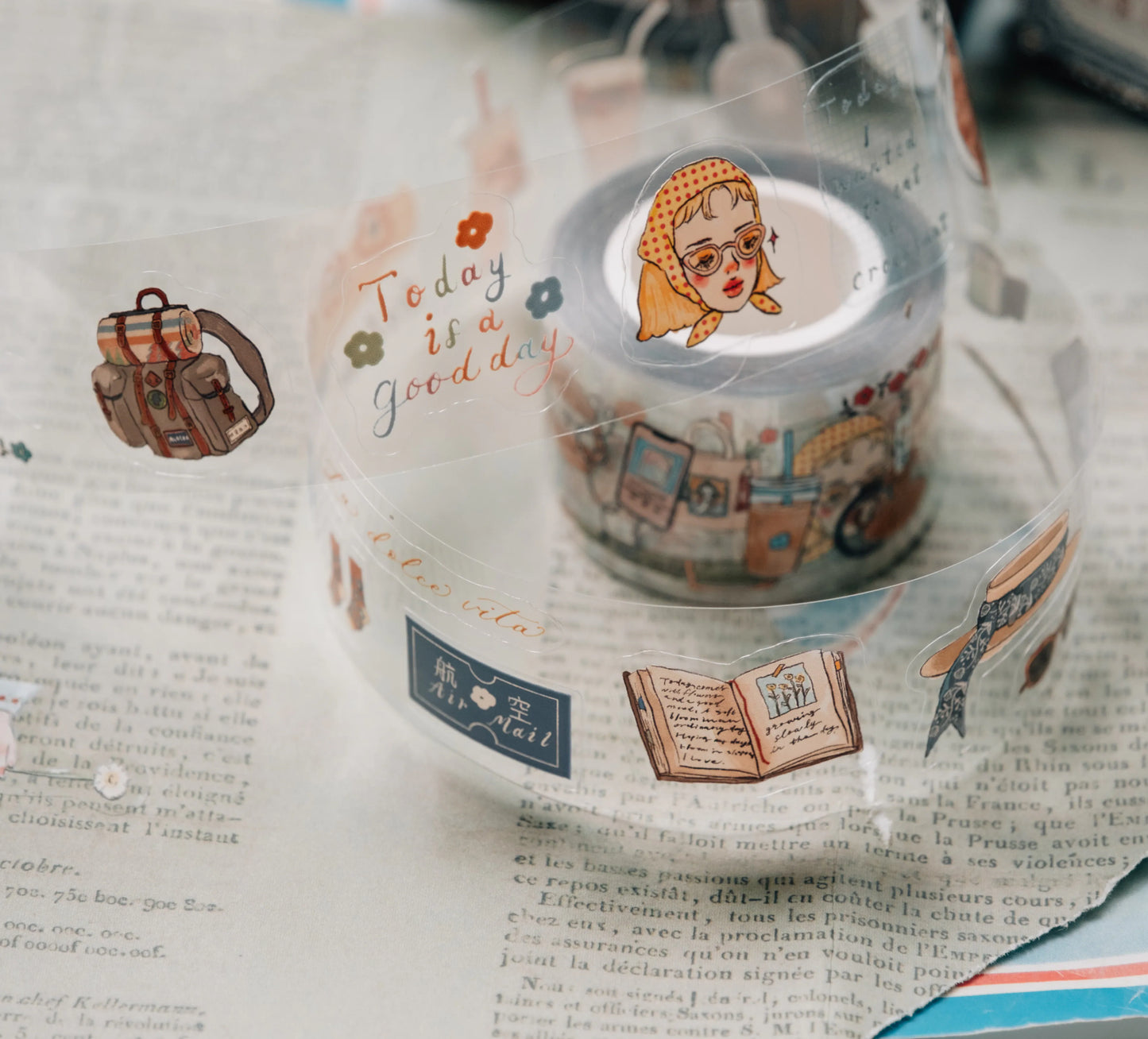 La Dolce Vita 365 Days of Daily Moments Kiss-cut PET Tape