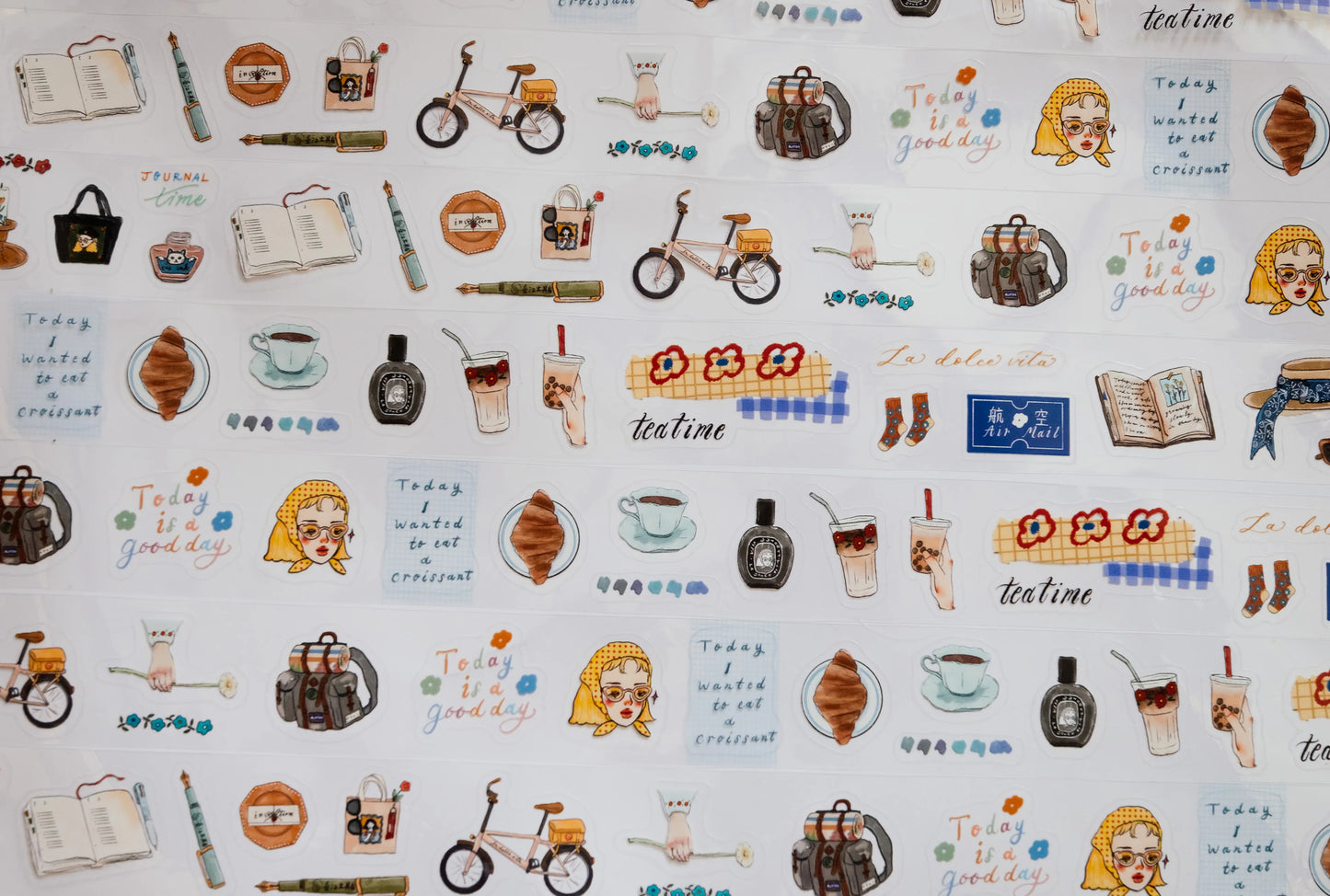 La Dolce Vita 365 Days of Daily Moments Kiss-cut PET Tape