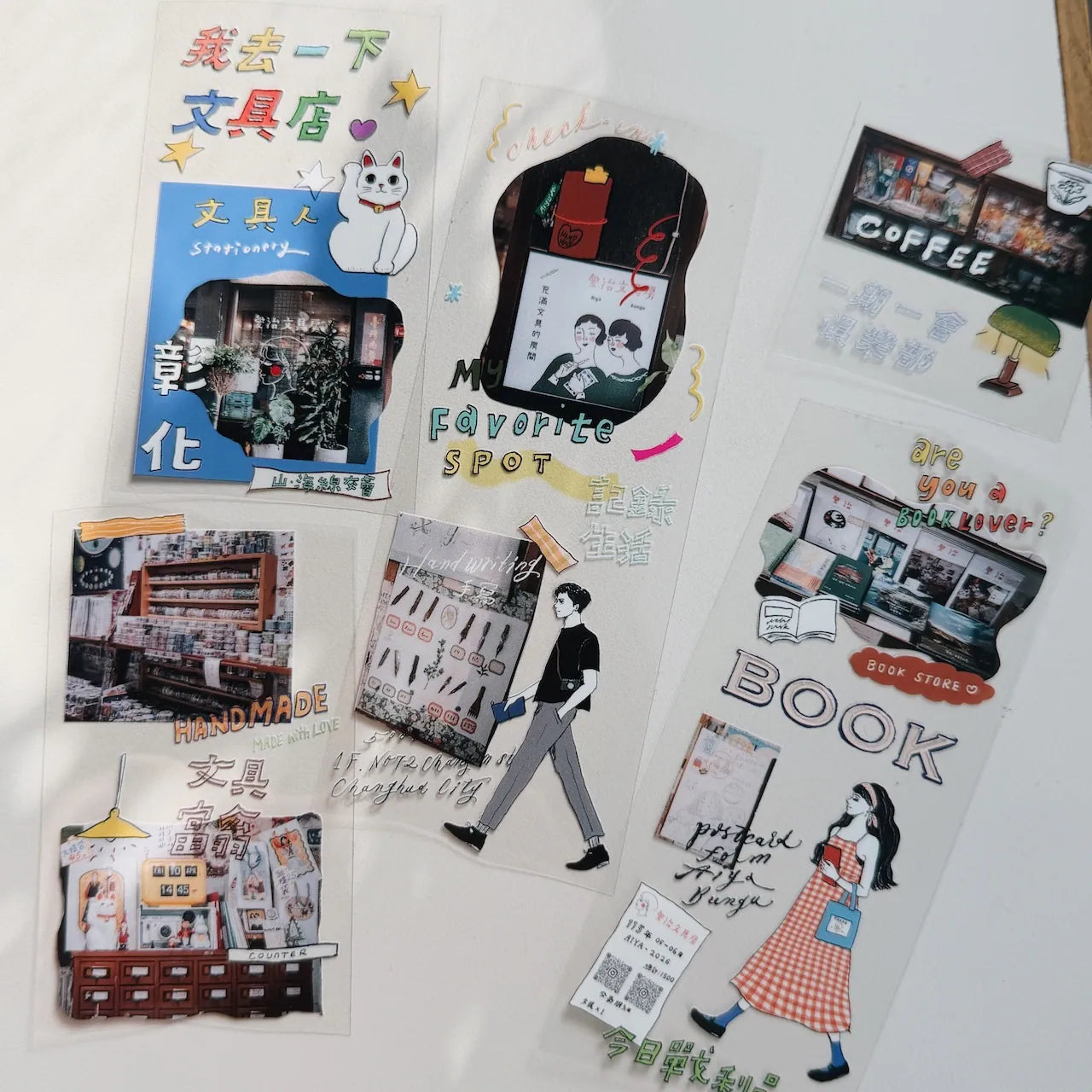 La Dolce Vita Aiya Bungu 11th Anniversary Clear PET Tape - Go to a Stationery Store