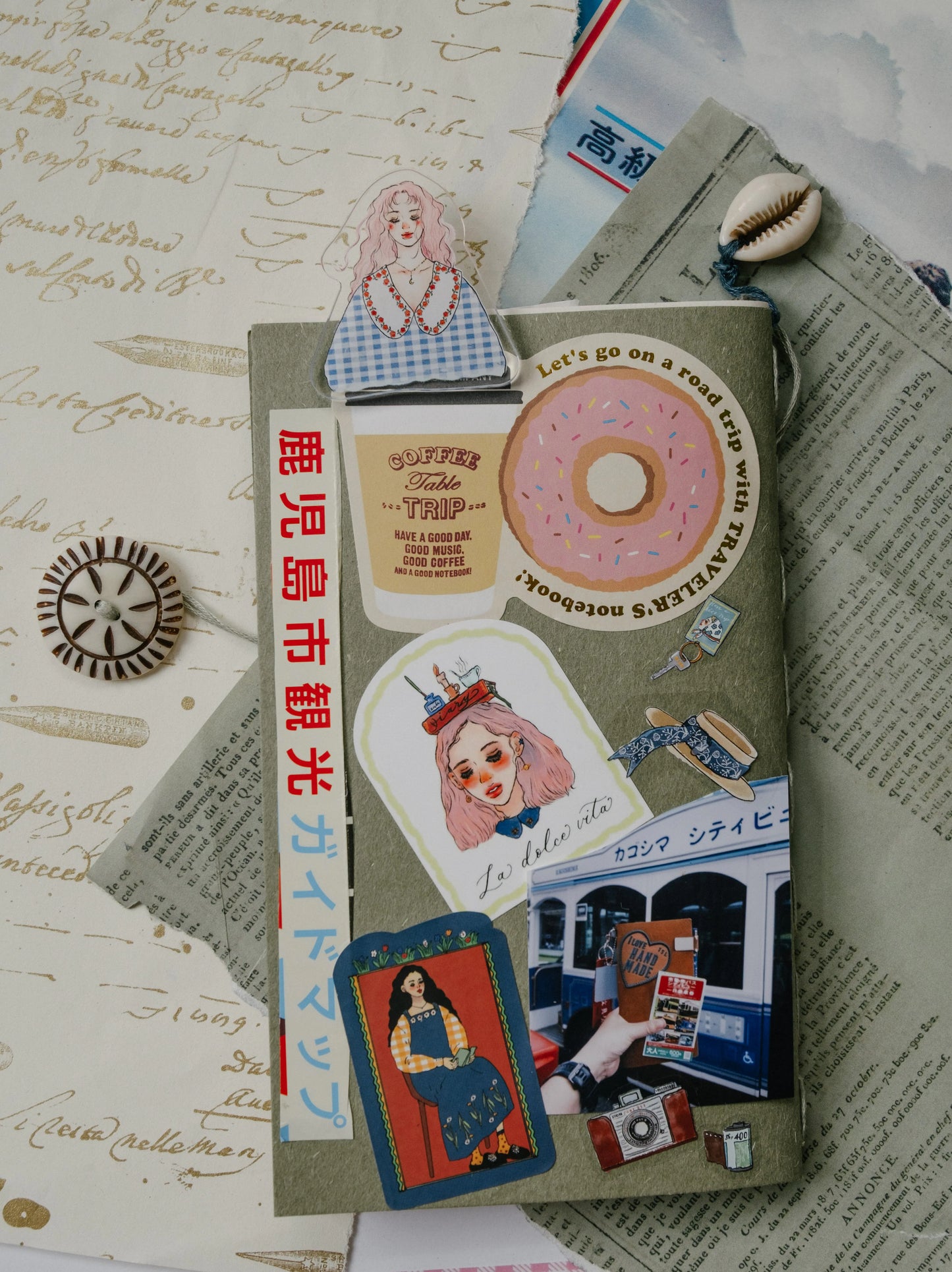 La Dolce Vita Aiya Bungu 10th Anniversary Sticker Set, 24 pcs