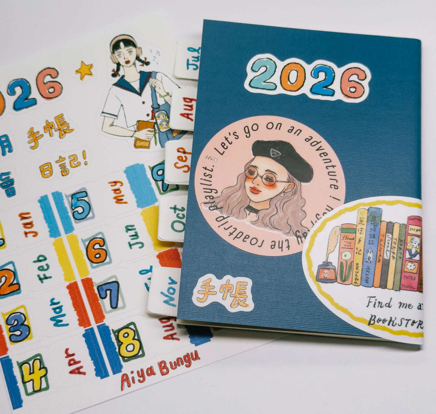 La Dolce Vita Aiya Bungu Paper Tab Index Sticker