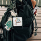 La Dolce Vita Acrylic Key Chain - Music Girl with Books and Boba