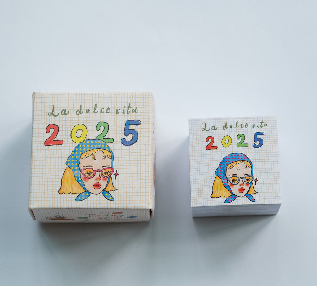 La Dolce Vita 2025 Mini Daily Calendar (No Stand)