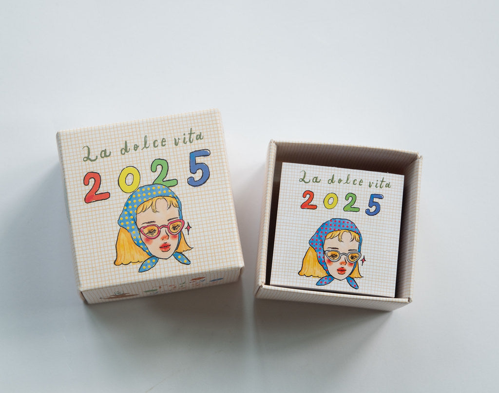 La Dolce Vita 2025 Mini Daily Calendar (No Stand)