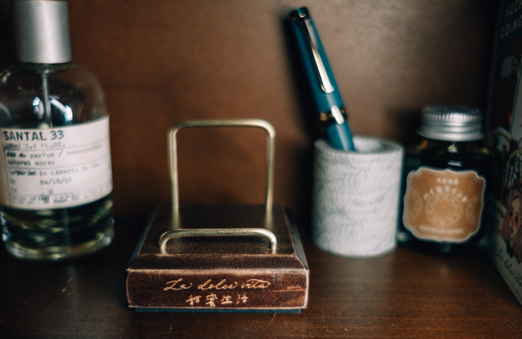 La Dolce Vita 2025 Mini Daily Calendar with Handmade Wood Stand by halfseriouslife