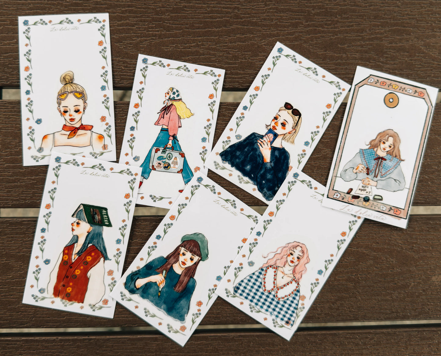 La Dolce Vita Message Cards - Writing to You